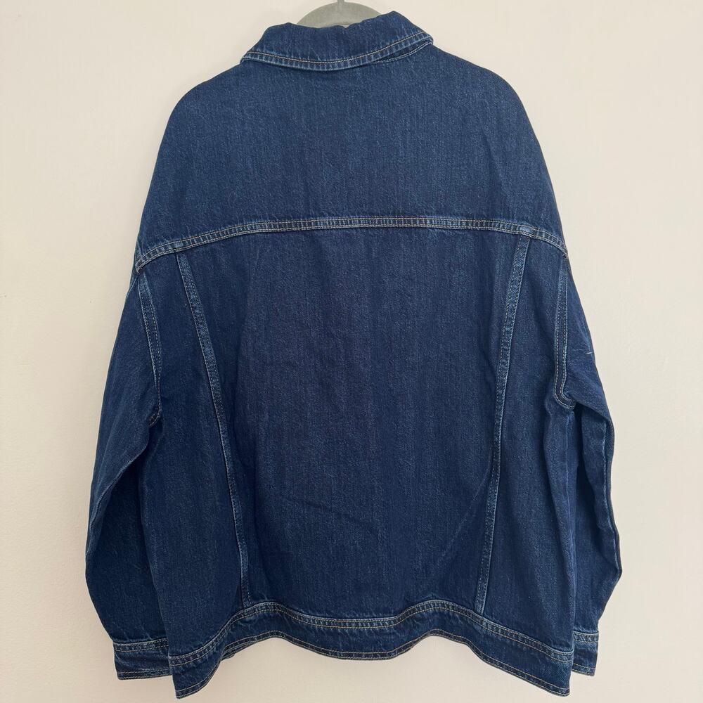 Farm Rio Dark Denim Buttoned Jacket - Picture 6 of 7